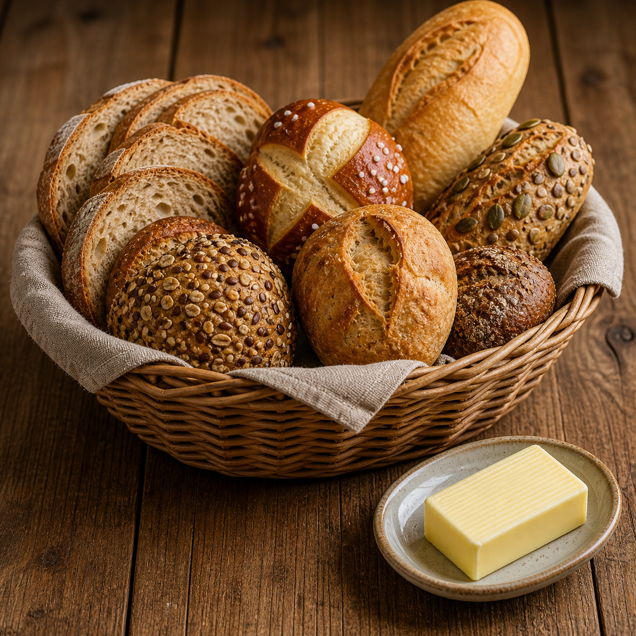 Brotkorb & Butter